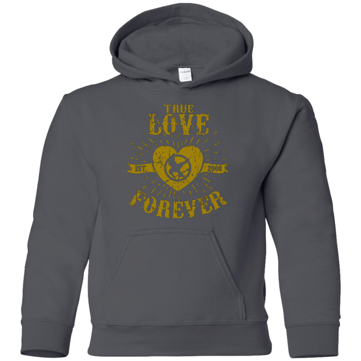 Sweatshirts Charcoal / YS True Love Forever Games Youth Hoodie