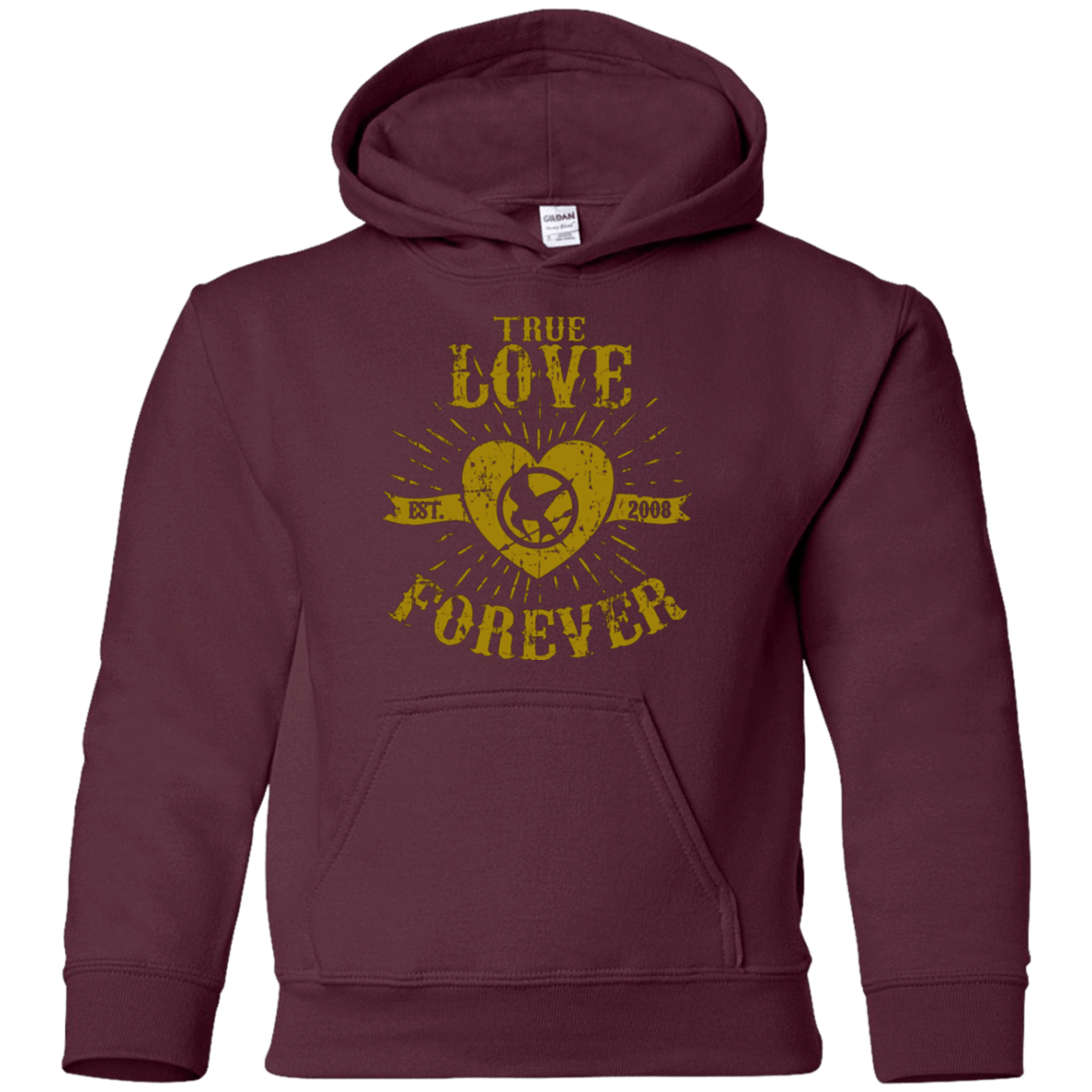 Sweatshirts Maroon / YS True Love Forever Games Youth Hoodie