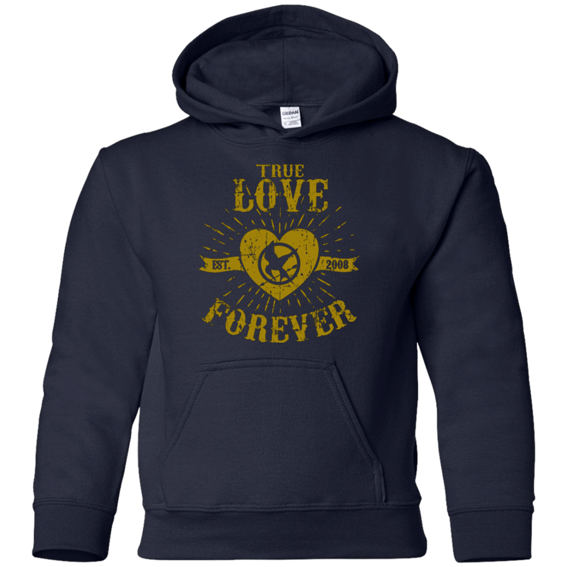 Sweatshirts Navy / YS True Love Forever Games Youth Hoodie