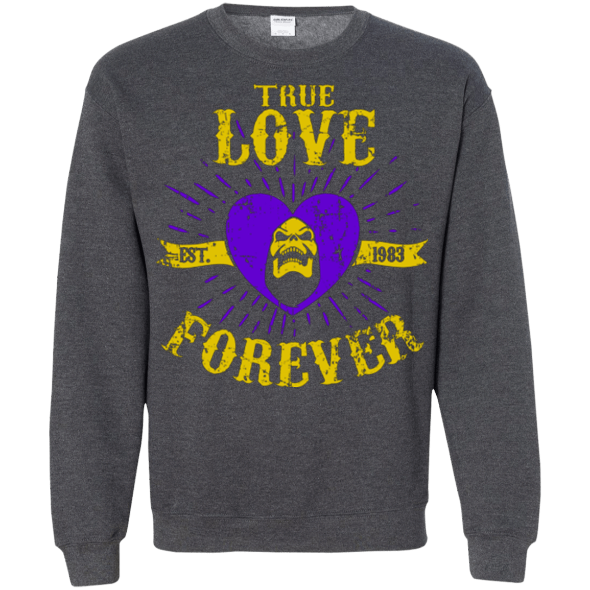 Sweatshirts Dark Heather / Small True Love Forever Masters Crewneck Sweatshirt