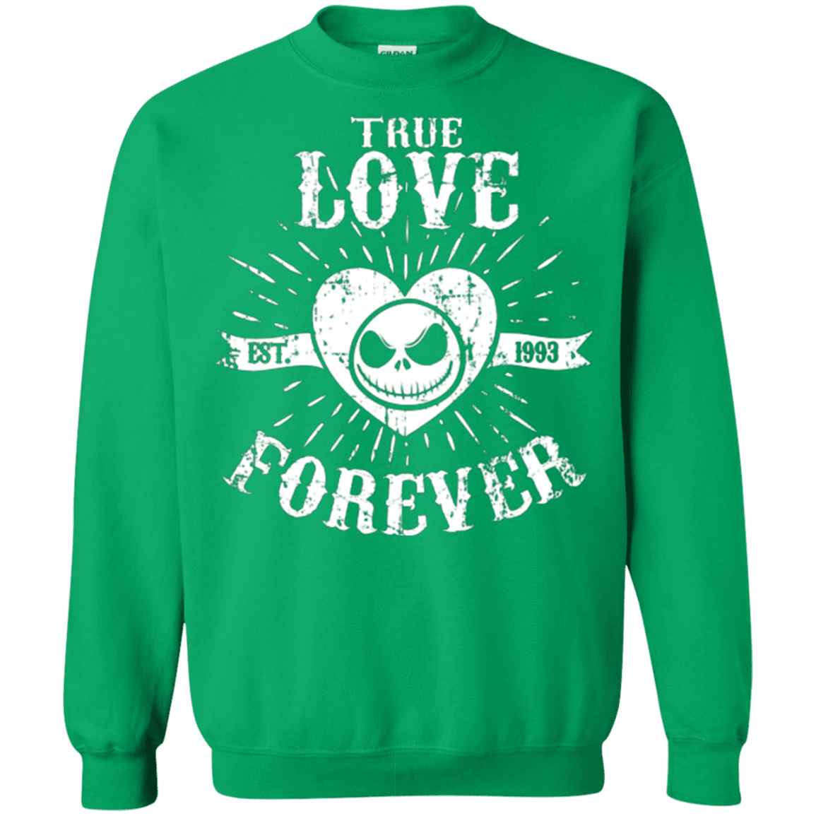 Sweatshirts Irish Green / Small True Love Forever Nightmare Crewneck Sweatshirt