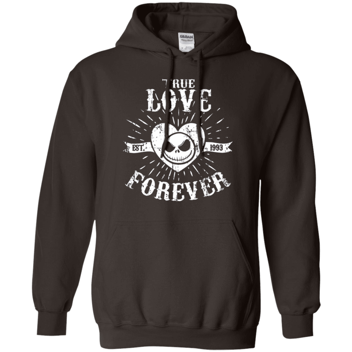 Sweatshirts Dark Chocolate / Small True Love Forever Nightmare Pullover Hoodie