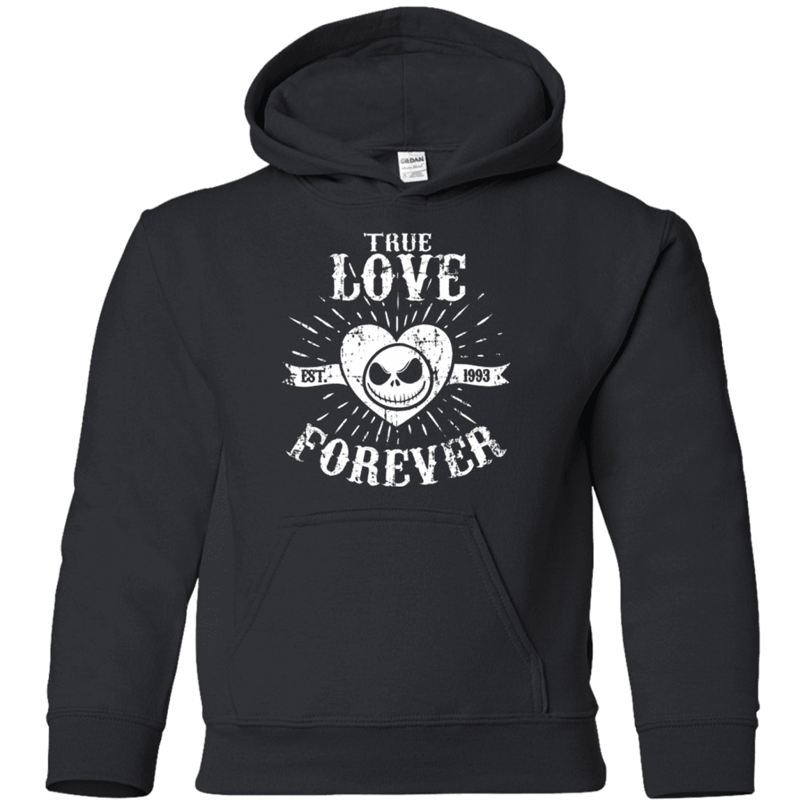 Sweatshirts Black / YS True Love Forever Nightmare Youth Hoodie