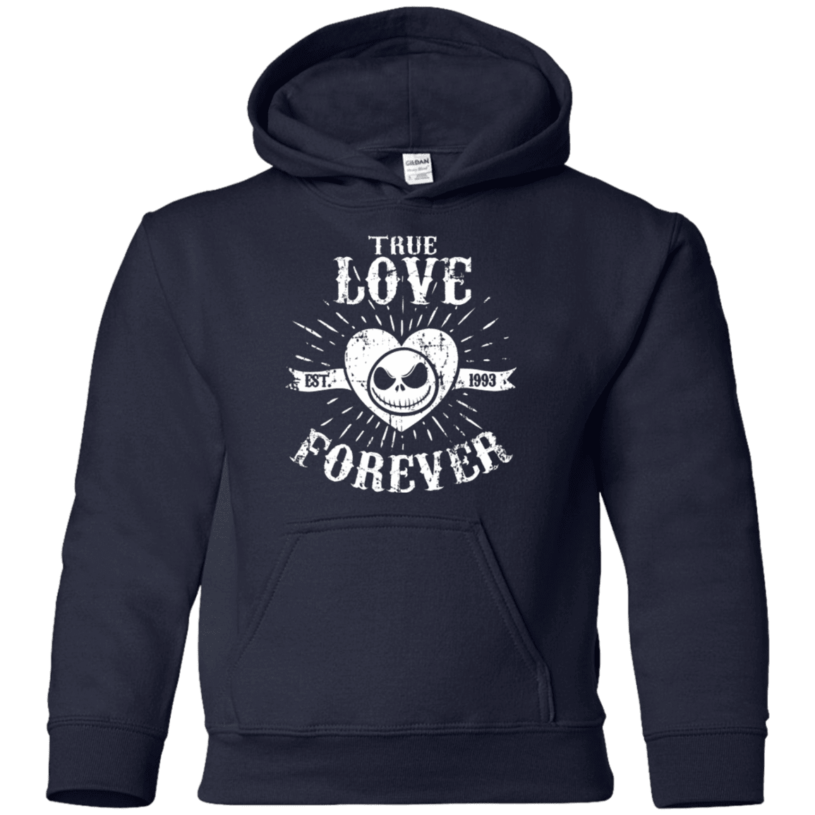 Sweatshirts Navy / YS True Love Forever Nightmare Youth Hoodie