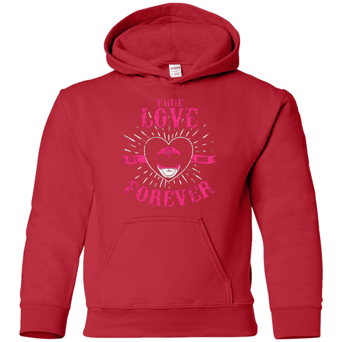 Sweatshirts Red / YS True Love Forever Pink Youth Hoodie