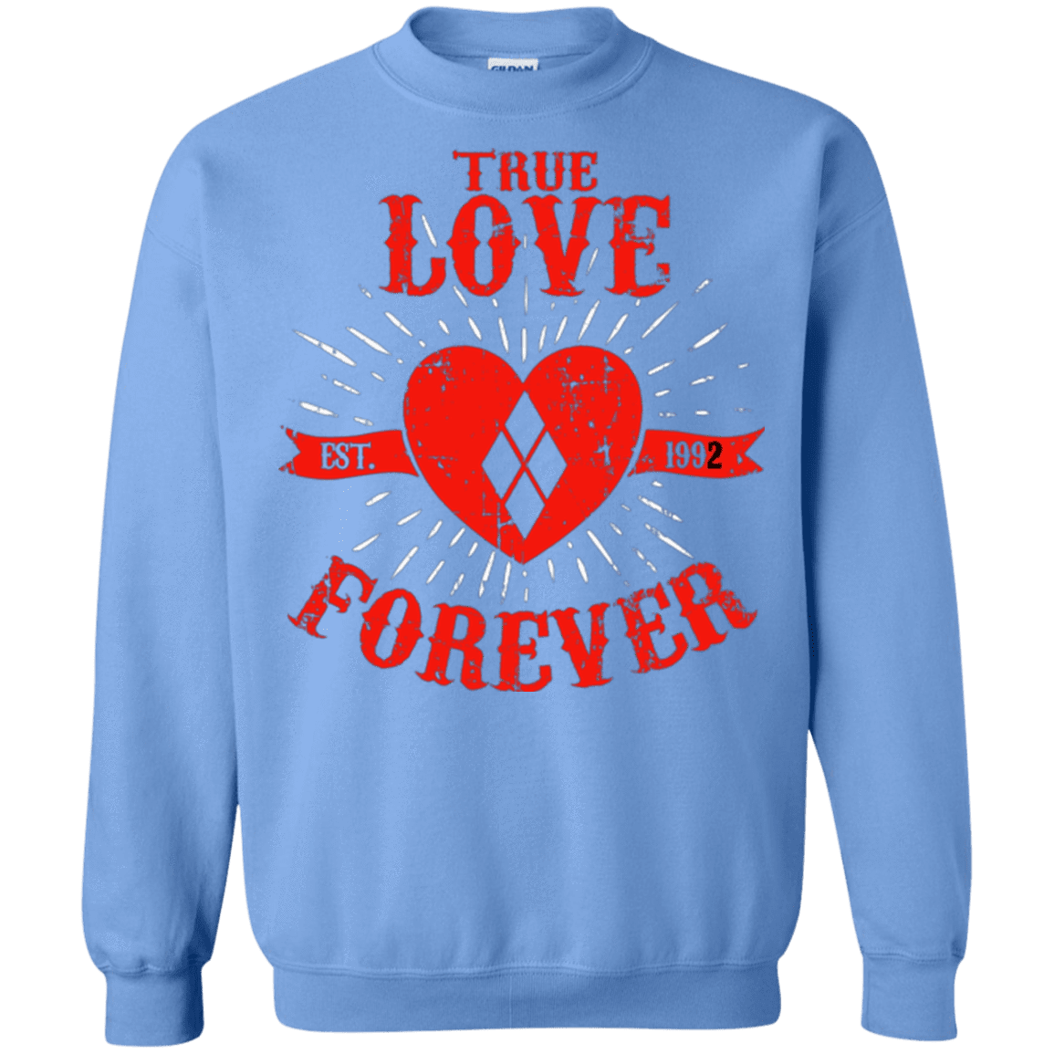 Sweatshirts Carolina Blue / Small True Love Forever Quinn Crewneck Sweatshirt