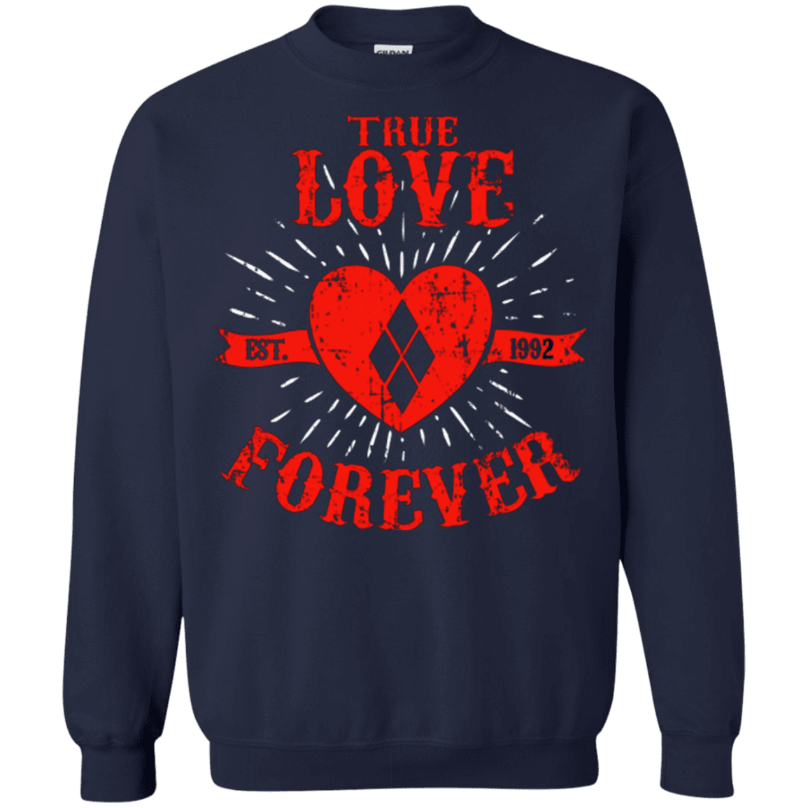 Sweatshirts Navy / Small True Love Forever Quinn Crewneck Sweatshirt