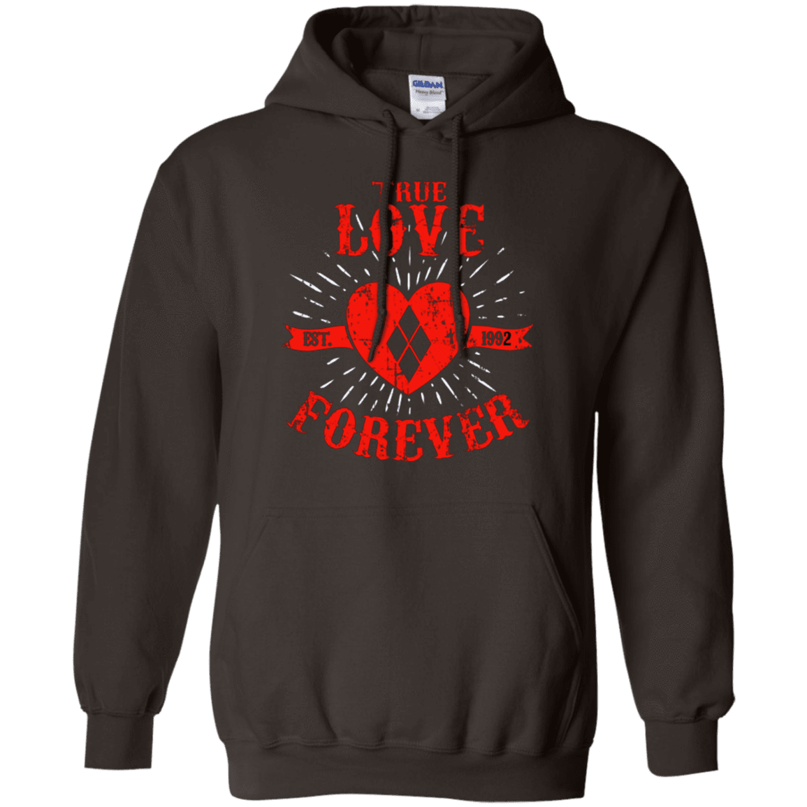 Sweatshirts Dark Chocolate / Small True Love Forever Quinn Pullover Hoodie