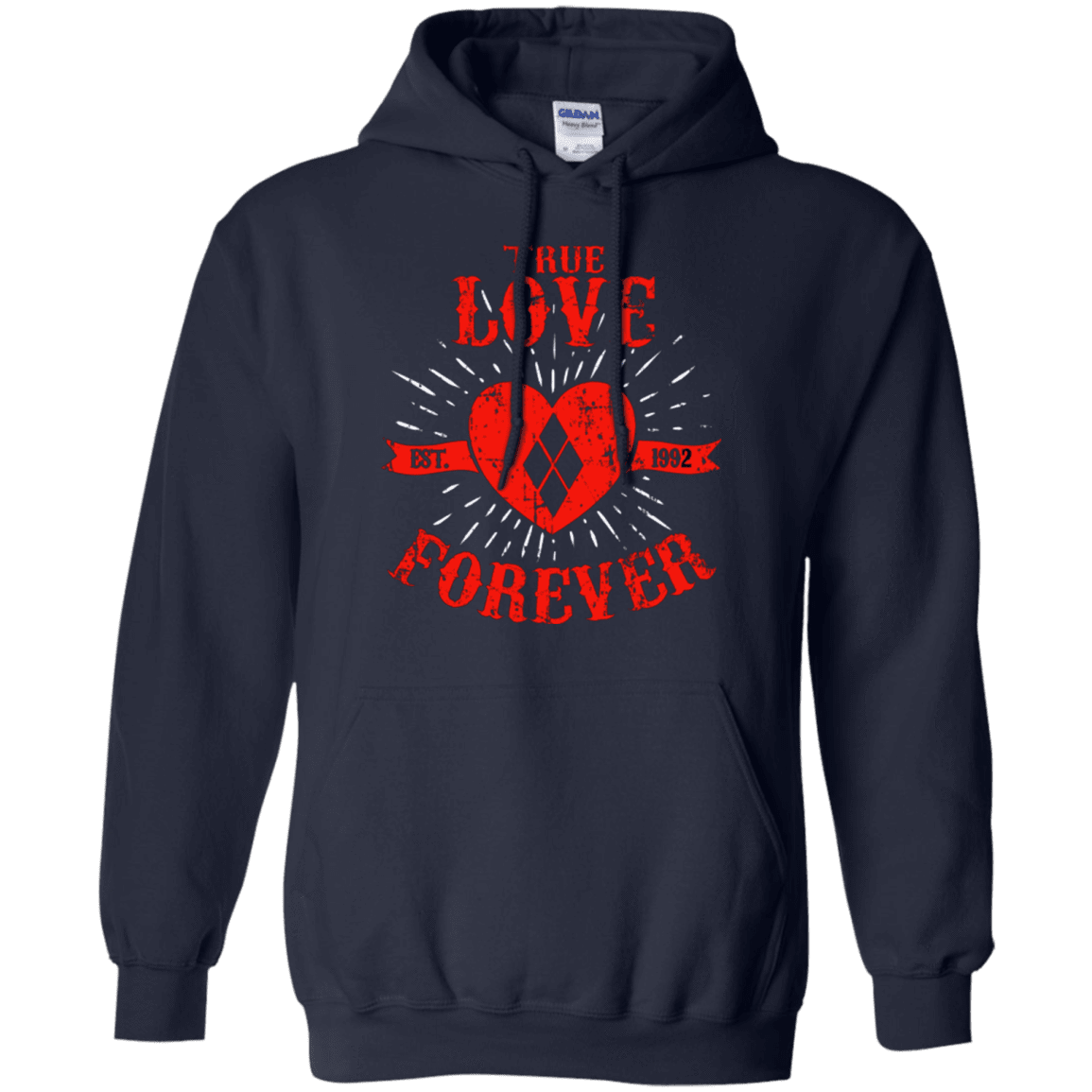 Sweatshirts Navy / Small True Love Forever Quinn Pullover Hoodie