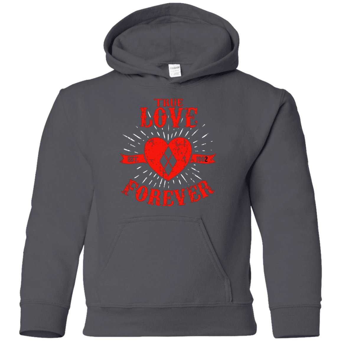 Sweatshirts Charcoal / YS True Love Forever Quinn Youth Hoodie