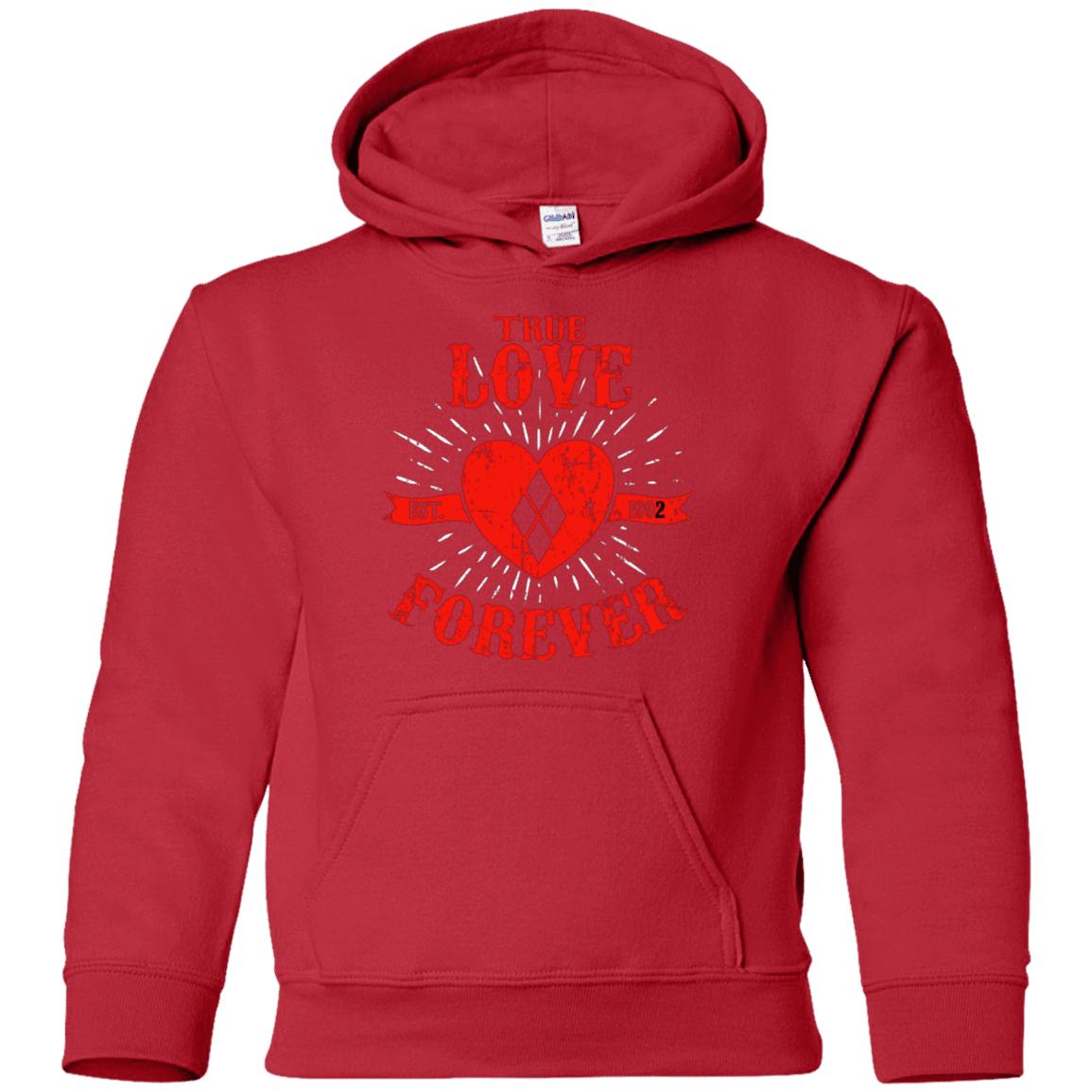 Sweatshirts Red / YS True Love Forever Quinn Youth Hoodie