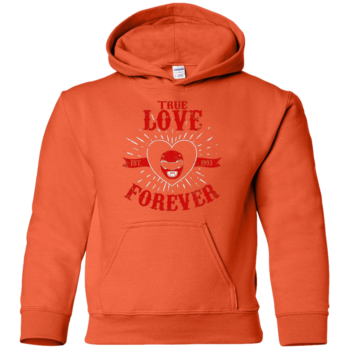 Sweatshirts Orange / YS True Love Forever Red Youth Hoodie