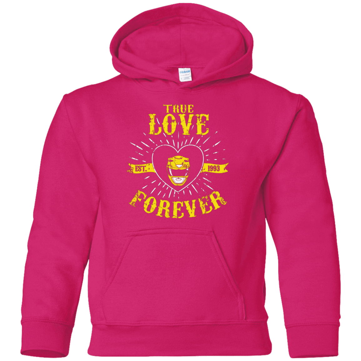 Sweatshirts Heliconia / YS True Love Forever Yellow Youth Hoodie