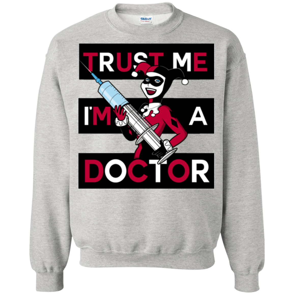 Sweatshirts Ash / Small Trust me! Crewneck Sweatshirt