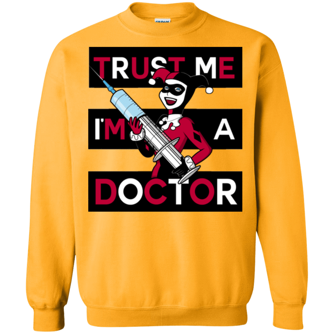 Sweatshirts Gold / Small Trust me! Crewneck Sweatshirt