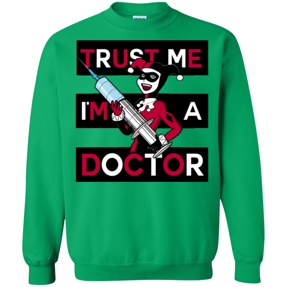 Sweatshirts Irish Green / Small Trust me! Crewneck Sweatshirt