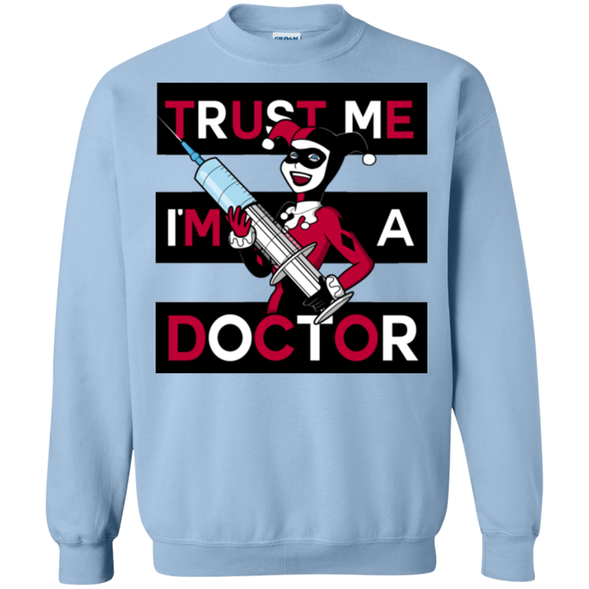 Sweatshirts Light Blue / Small Trust me! Crewneck Sweatshirt