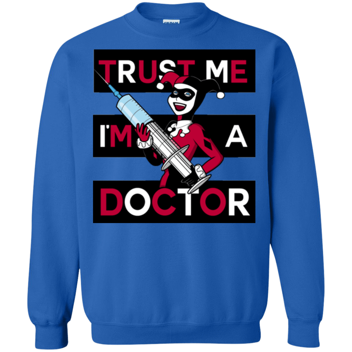 Sweatshirts Royal / Small Trust me! Crewneck Sweatshirt