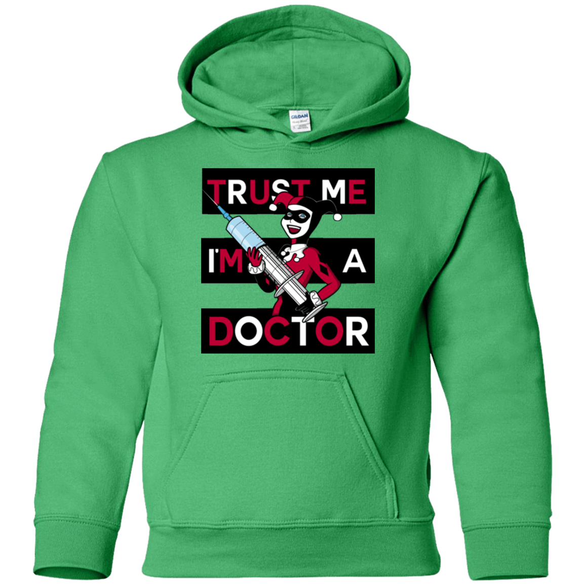 Sweatshirts Irish Green / YS Trust me! Youth Hoodie