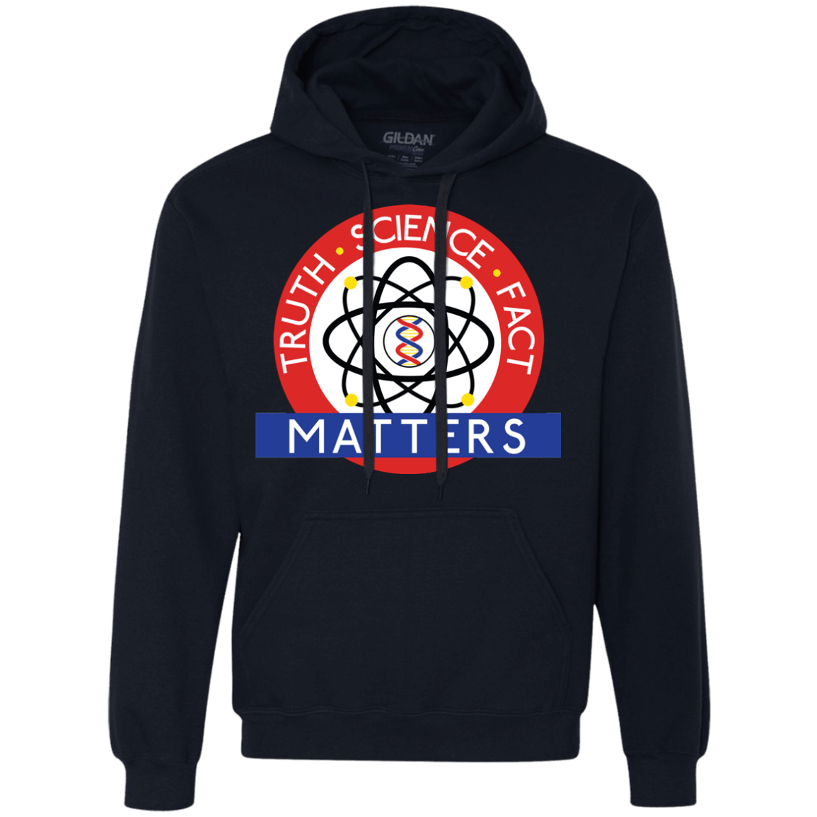 Sweatshirts Navy / S Truth Science Fact Premium Fleece Hoodie