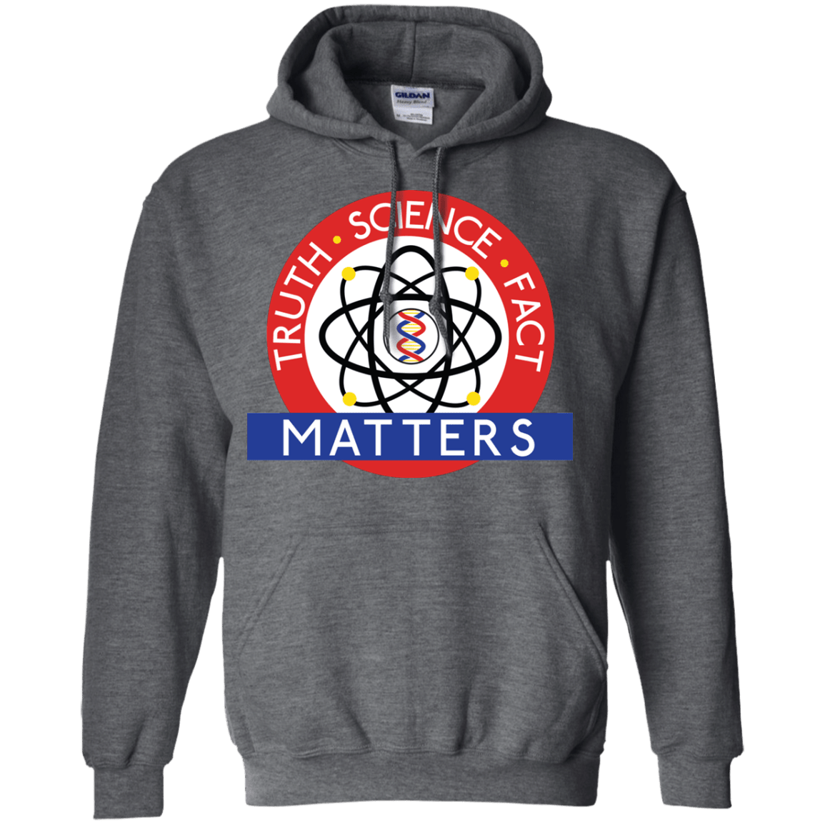 Sweatshirts Dark Heather / S Truth Science Fact Pullover Hoodie