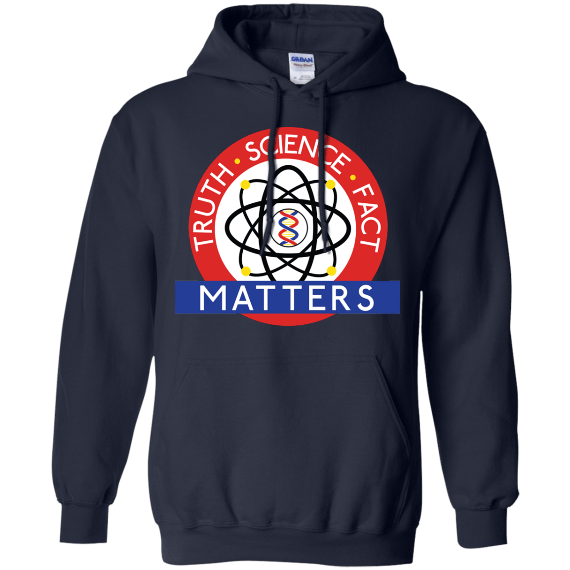Sweatshirts Navy / S Truth Science Fact Pullover Hoodie