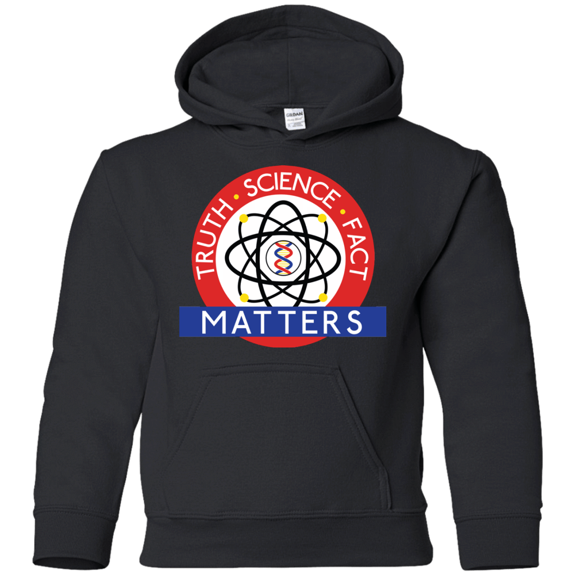 Sweatshirts Black / YS Truth Science Fact Youth Hoodie