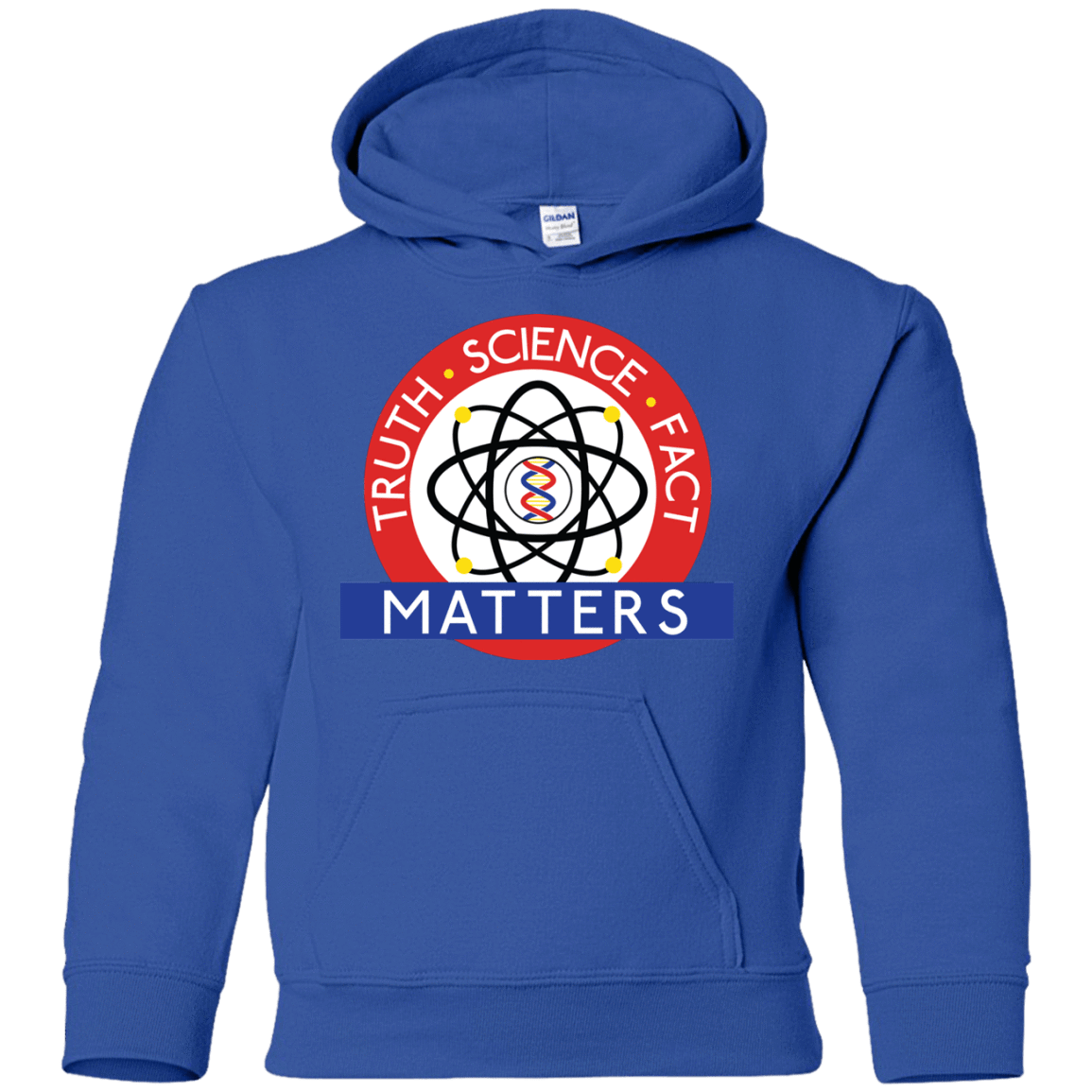Sweatshirts Royal / YS Truth Science Fact Youth Hoodie