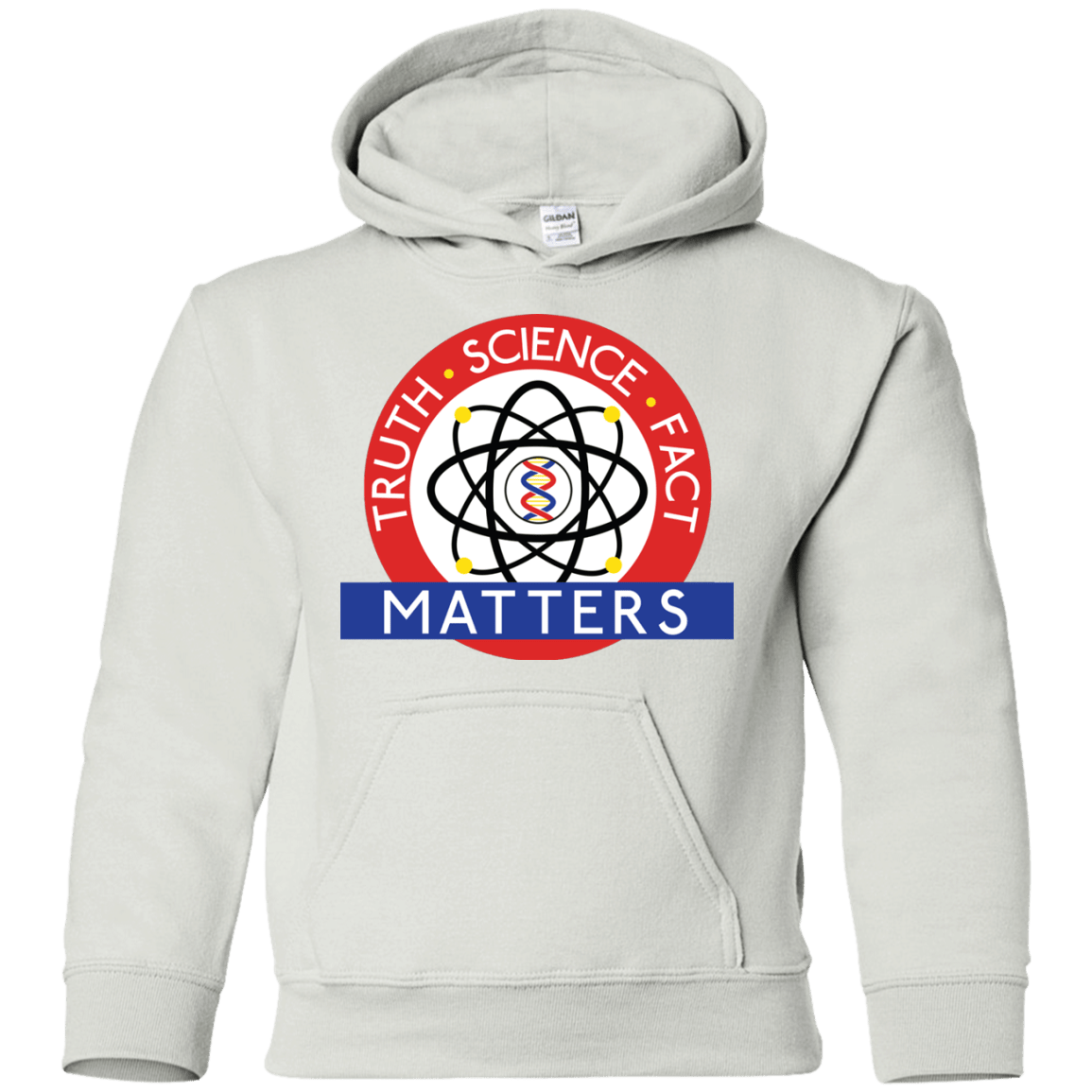 Sweatshirts White / YS Truth Science Fact Youth Hoodie