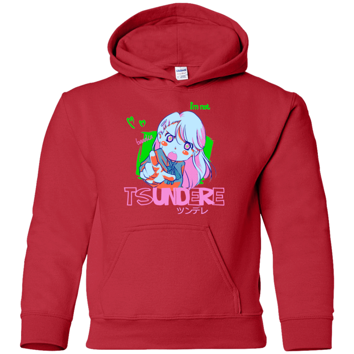 Sweatshirts Red / YS Tsundere Youth Hoodie