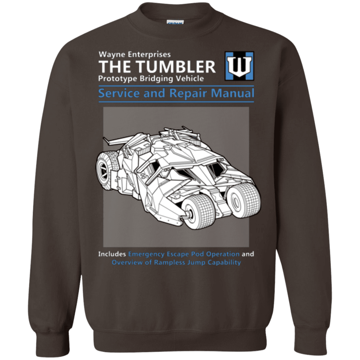Sweatshirts Dark Chocolate / Small TUMBLER SERVICE AND REPAIR MANUAL Crewneck Sweatshirt