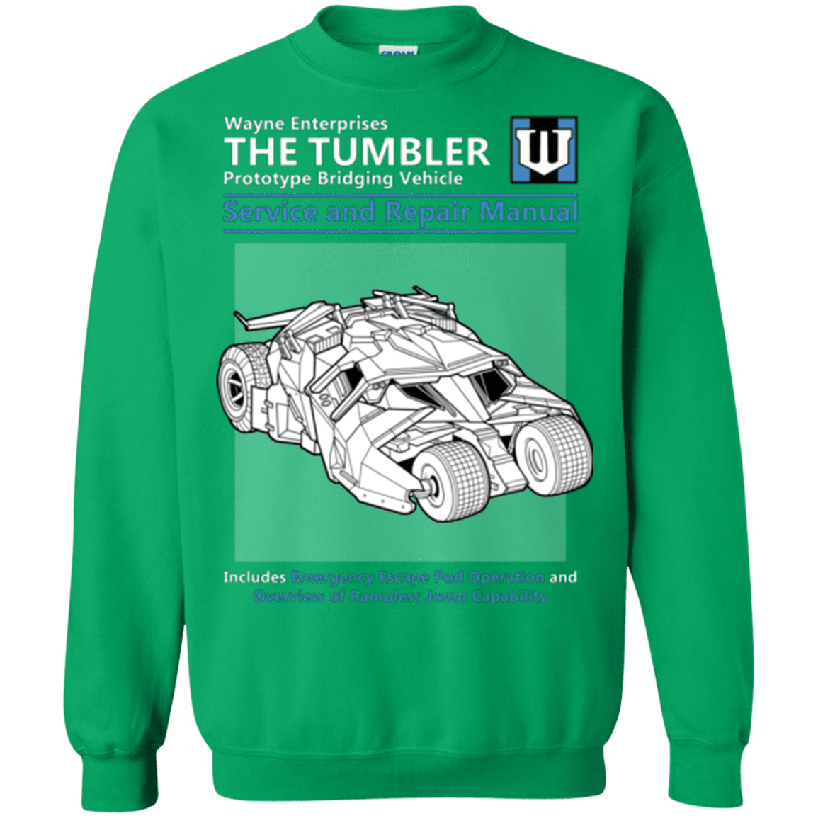 Sweatshirts Irish Green / Small TUMBLER SERVICE AND REPAIR MANUAL Crewneck Sweatshirt