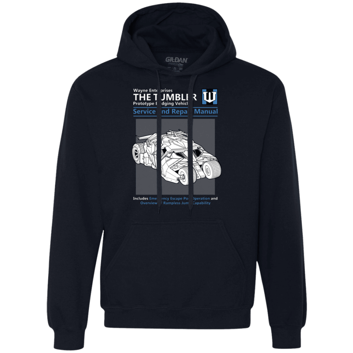 Sweatshirts Navy / Small TUMBLER SERVICE AND REPAIR MANUAL Premium Fleece Hoodie
