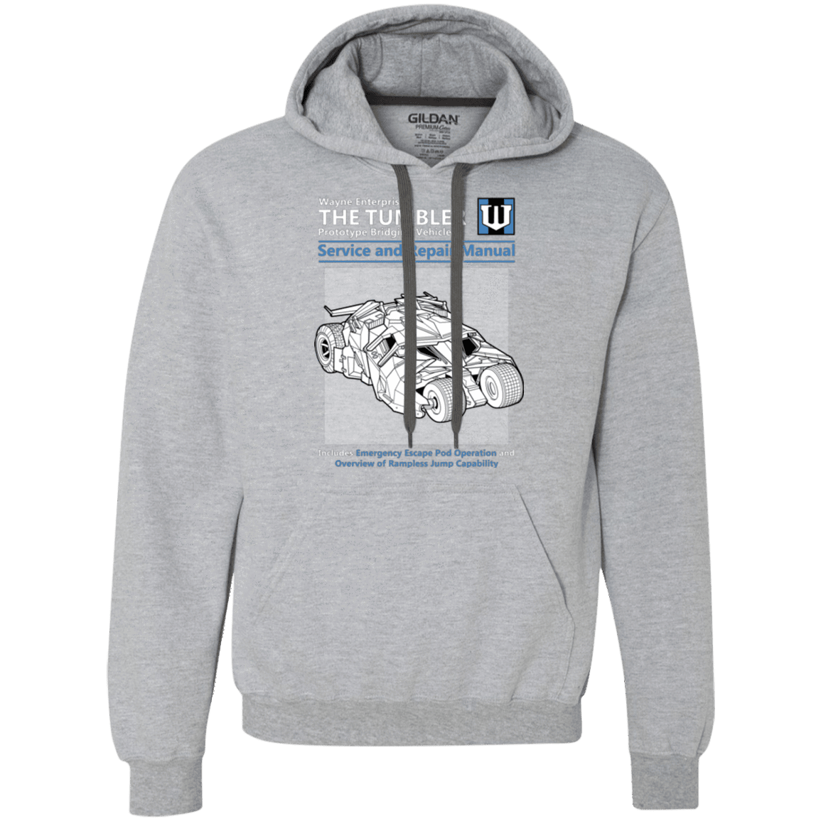 Sweatshirts Sport Grey / Small TUMBLER SERVICE AND REPAIR MANUAL Premium Fleece Hoodie