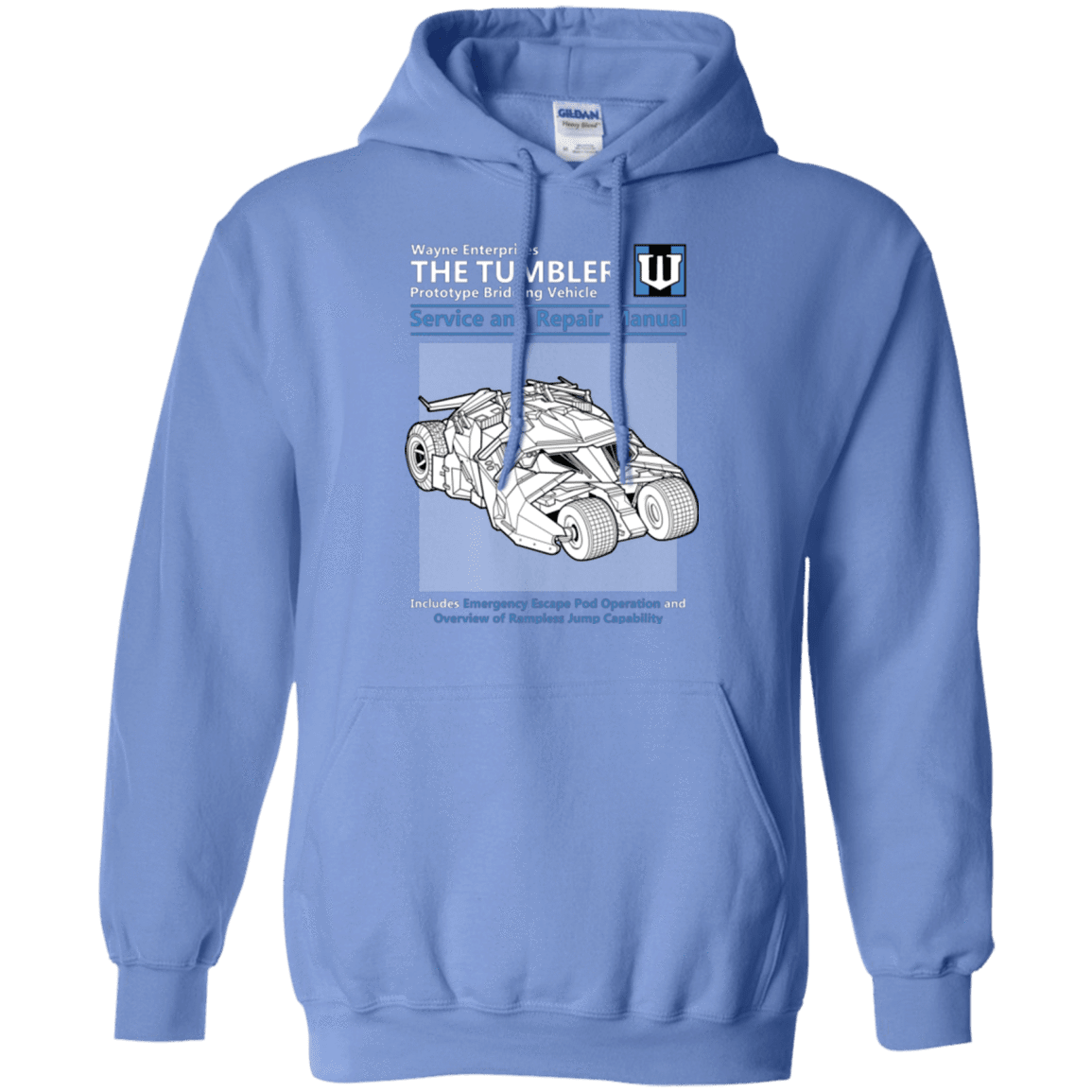 Sweatshirts Carolina Blue / Small TUMBLER SERVICE AND REPAIR MANUAL Pullover Hoodie