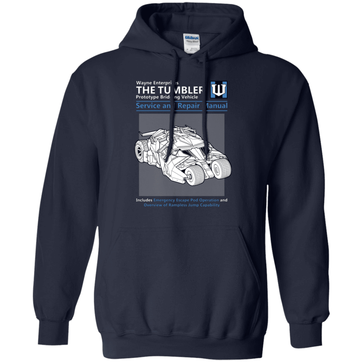 Sweatshirts Navy / Small TUMBLER SERVICE AND REPAIR MANUAL Pullover Hoodie