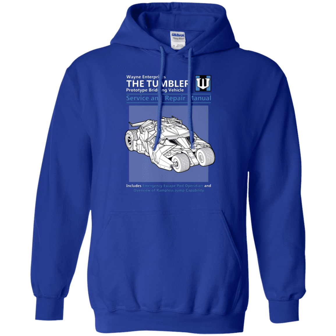 Sweatshirts Royal / Small TUMBLER SERVICE AND REPAIR MANUAL Pullover Hoodie
