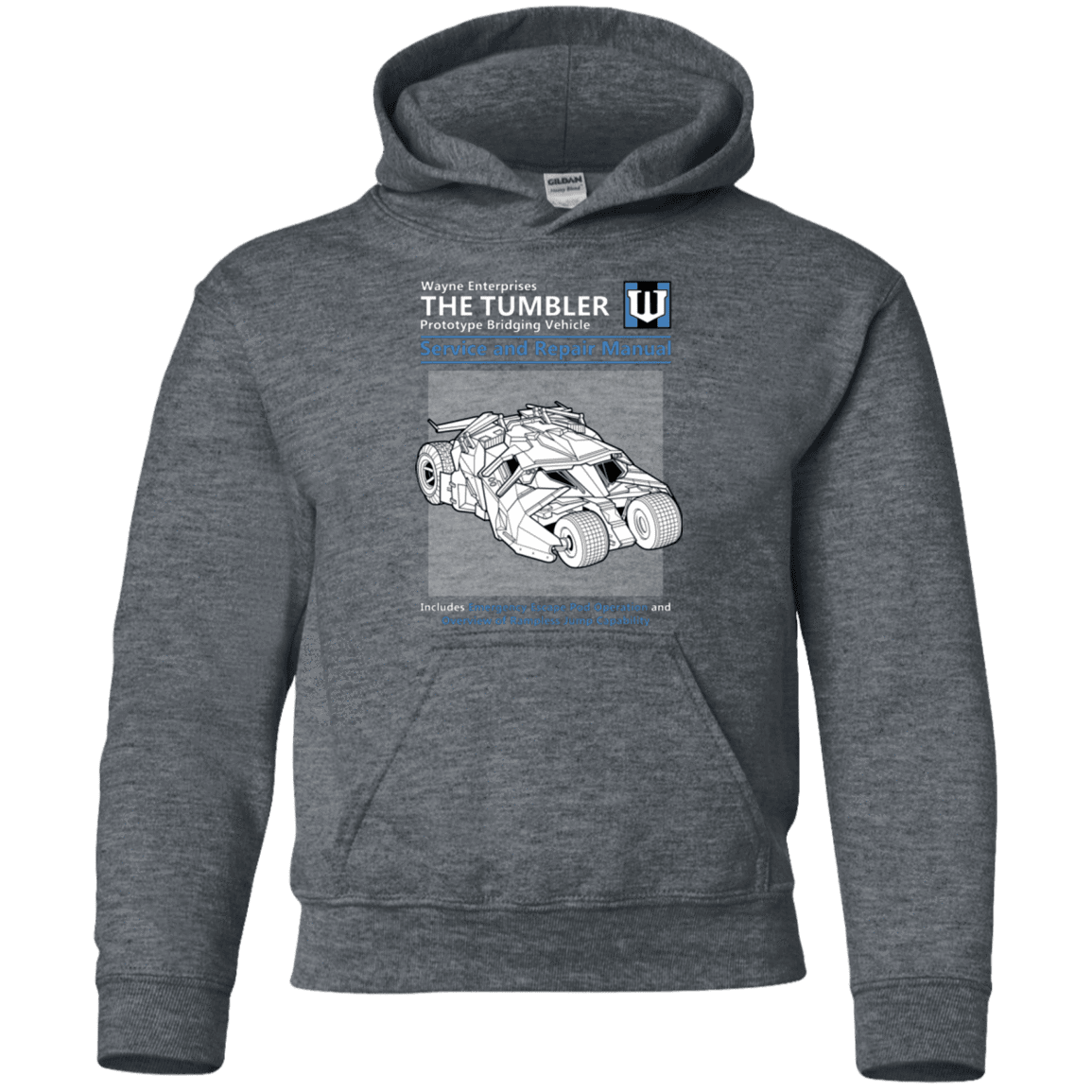 Sweatshirts Dark Heather / YS TUMBLER SERVICE AND REPAIR MANUAL Youth Hoodie