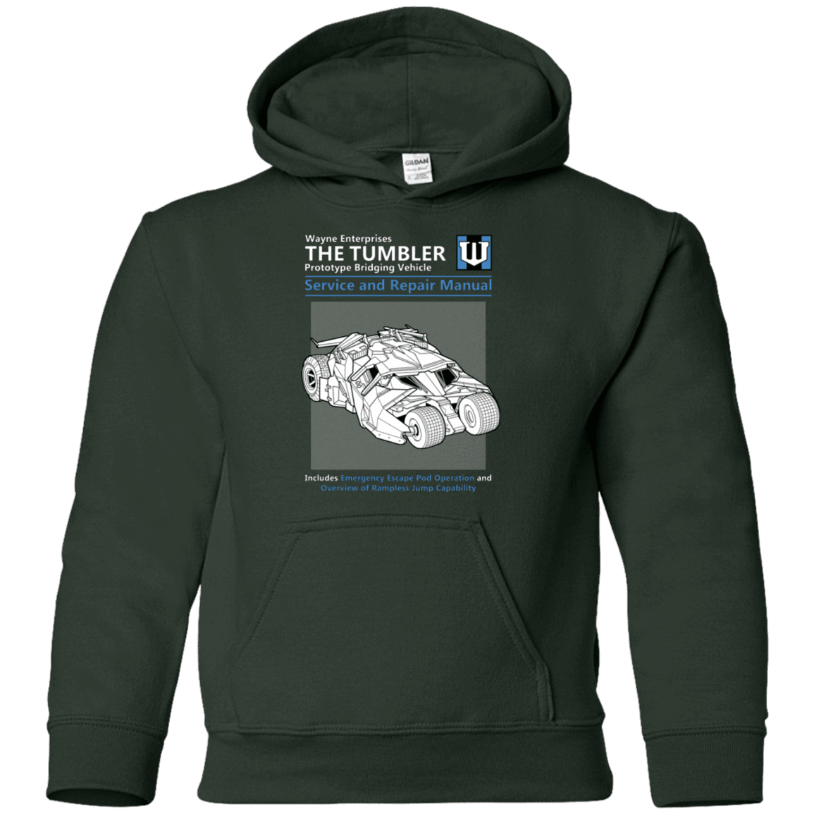 Sweatshirts Forest Green / YS TUMBLER SERVICE AND REPAIR MANUAL Youth Hoodie