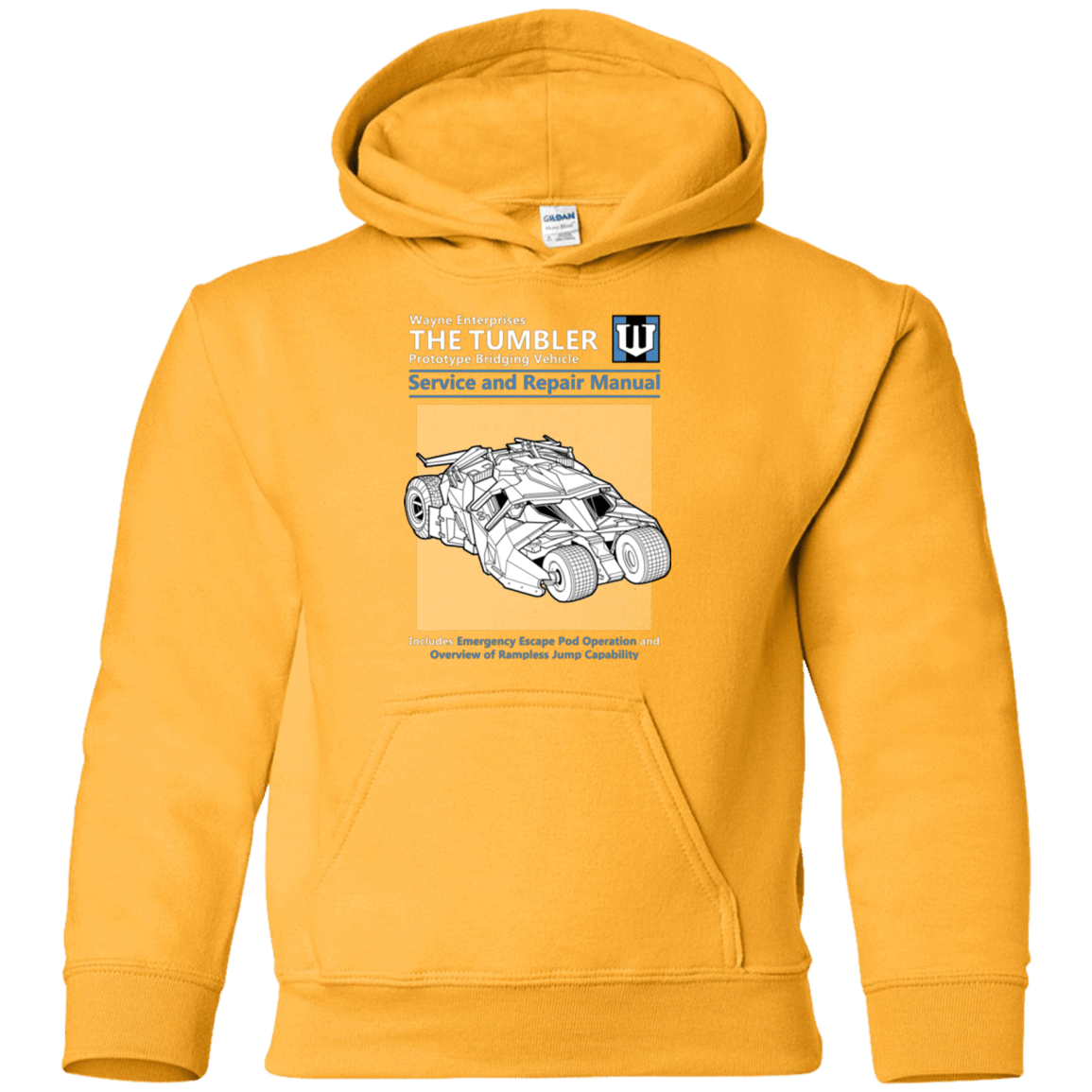 Sweatshirts Gold / YS TUMBLER SERVICE AND REPAIR MANUAL Youth Hoodie