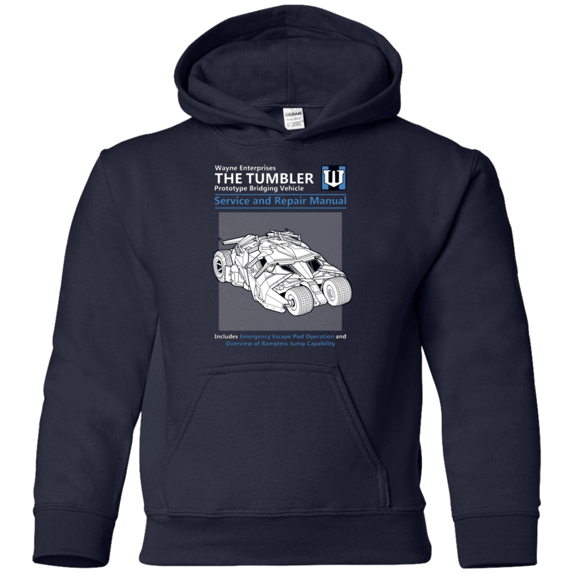 Sweatshirts Navy / YS TUMBLER SERVICE AND REPAIR MANUAL Youth Hoodie