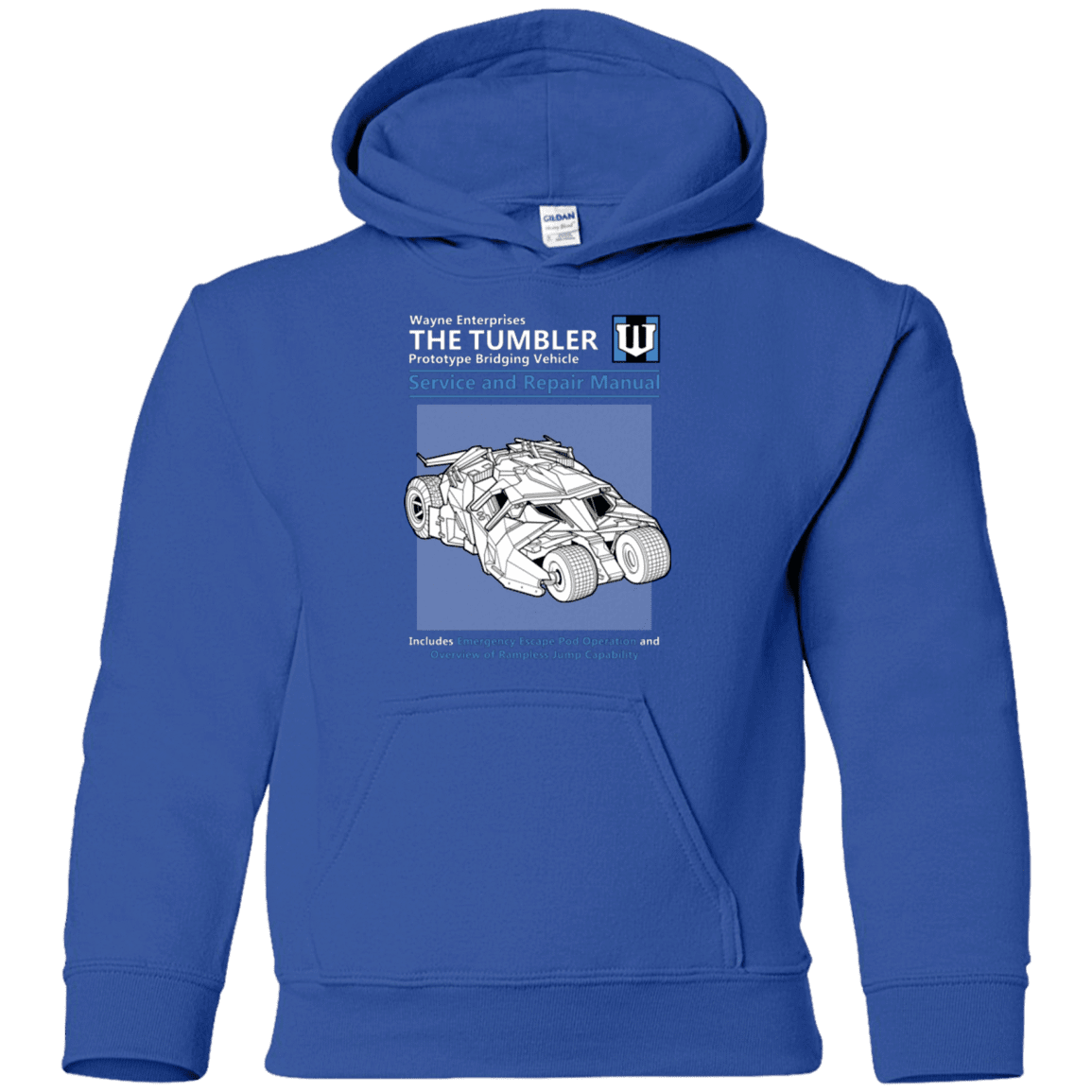 Sweatshirts Royal / YS TUMBLER SERVICE AND REPAIR MANUAL Youth Hoodie