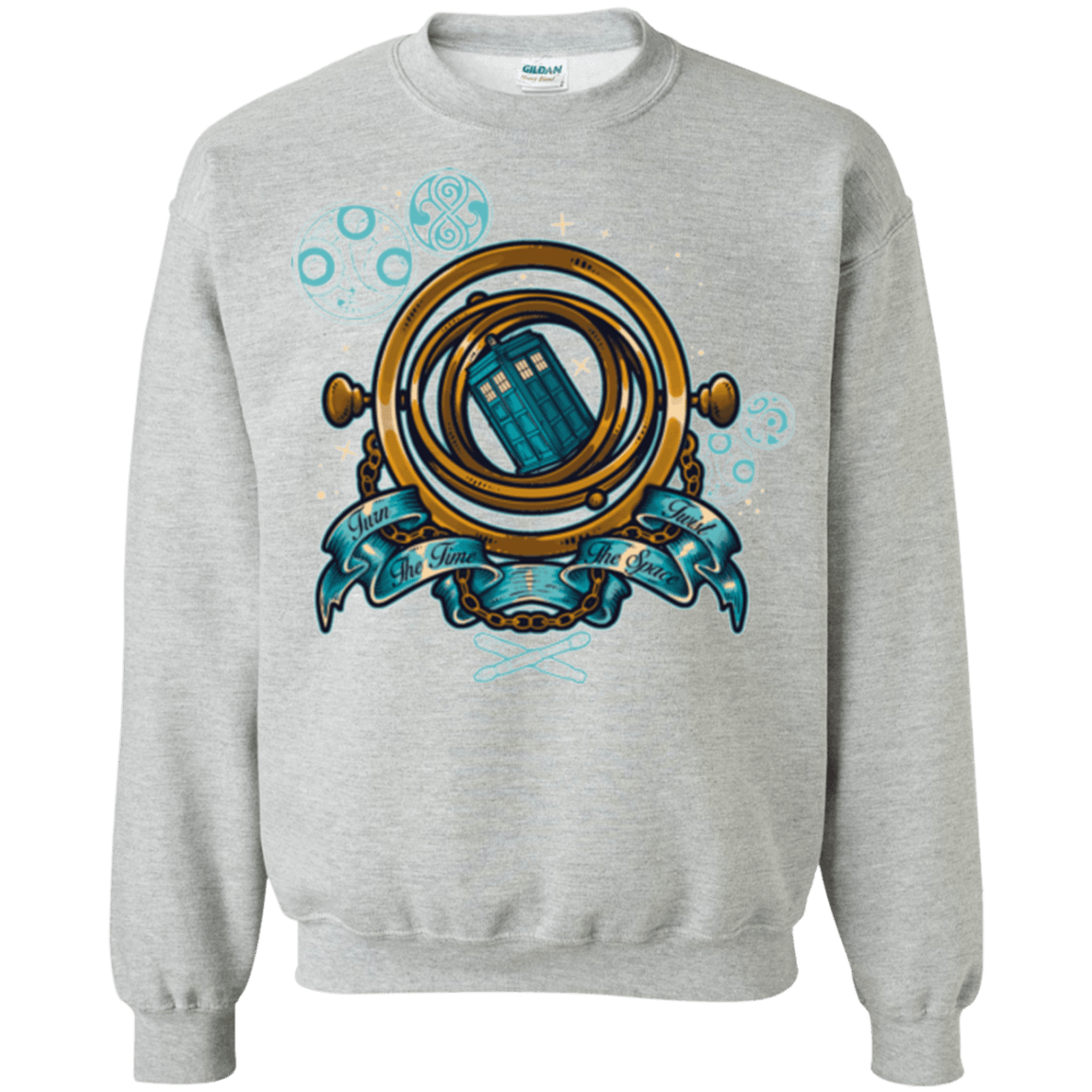 Sweatshirts Sport Grey / Small TURN THE TIME TWIST THE SPACE Crewneck Sweatshirt