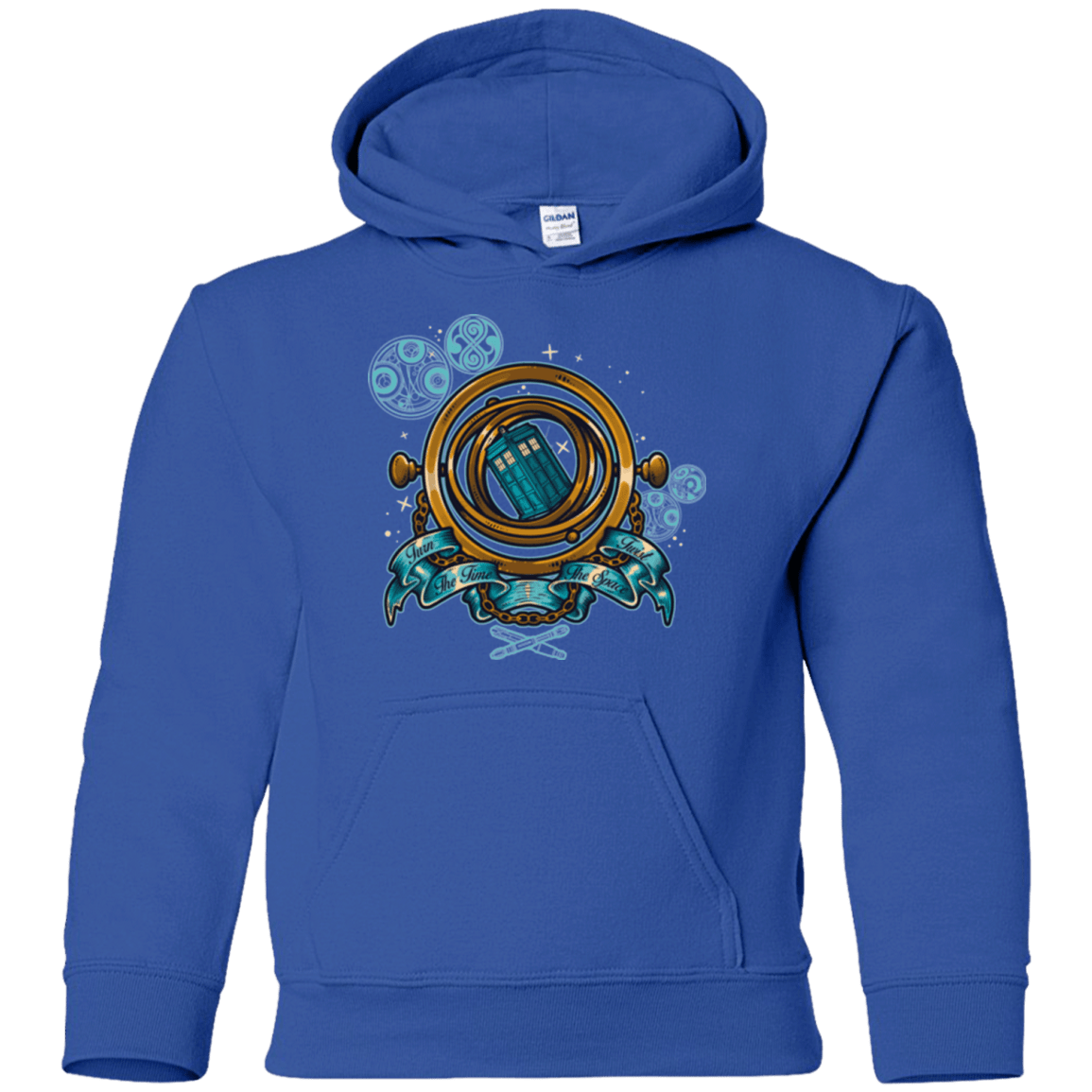 Sweatshirts Royal / YS TURN THE TIME TWIST THE SPACE Youth Hoodie