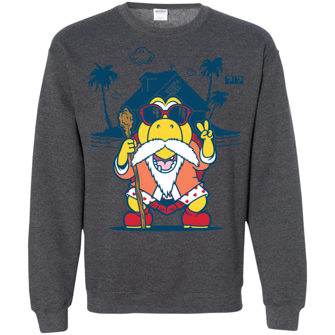 Sweatshirts Dark Heather / S TURTLE HERMIT Crewneck Sweatshirt