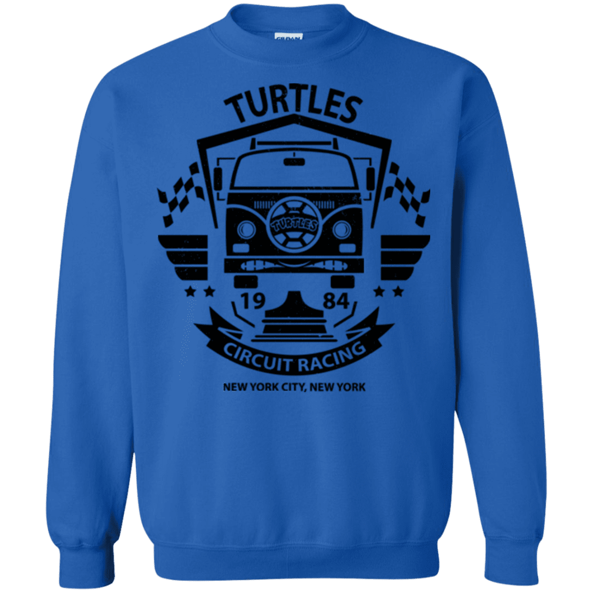 Sweatshirts Royal / Small Turtles Circuit Crewneck Sweatshirt
