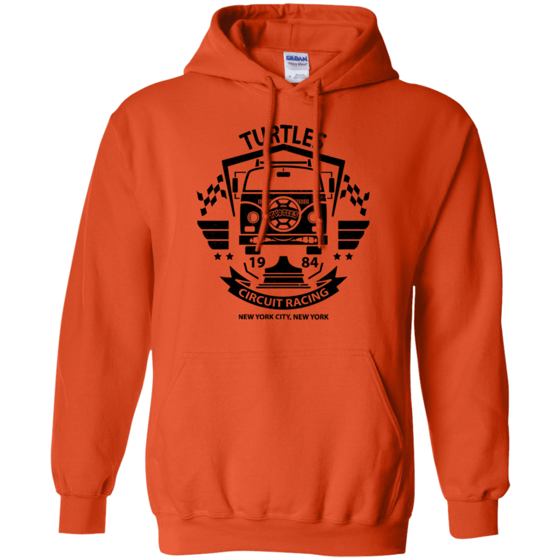 Sweatshirts Orange / Small Turtles Circuit Pullover Hoodie