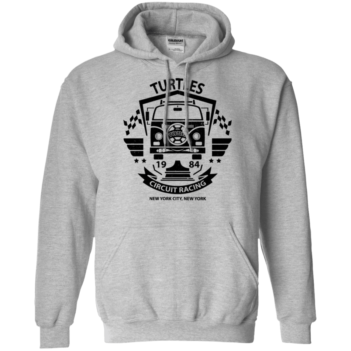 Sweatshirts Sport Grey / Small Turtles Circuit Pullover Hoodie
