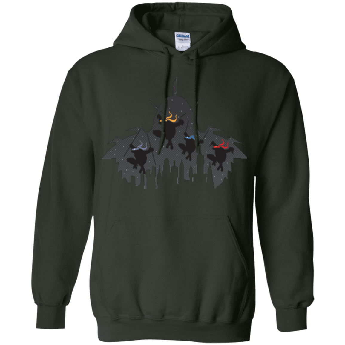 Sweatshirts Forest Green / Small Turtles Pullover Hoodie