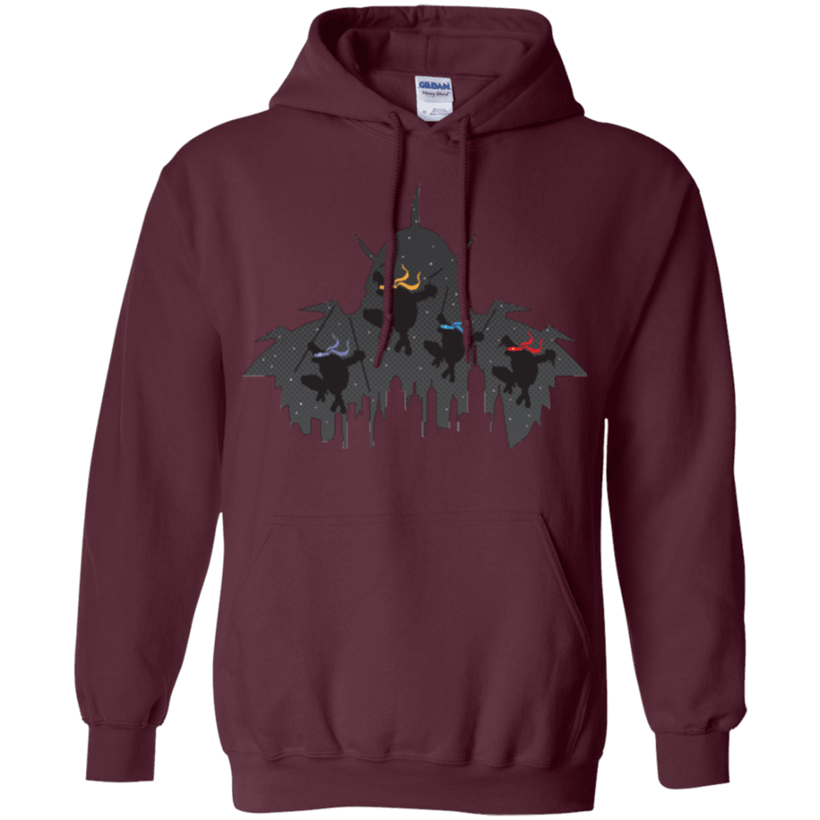 Sweatshirts Maroon / Small Turtles Pullover Hoodie
